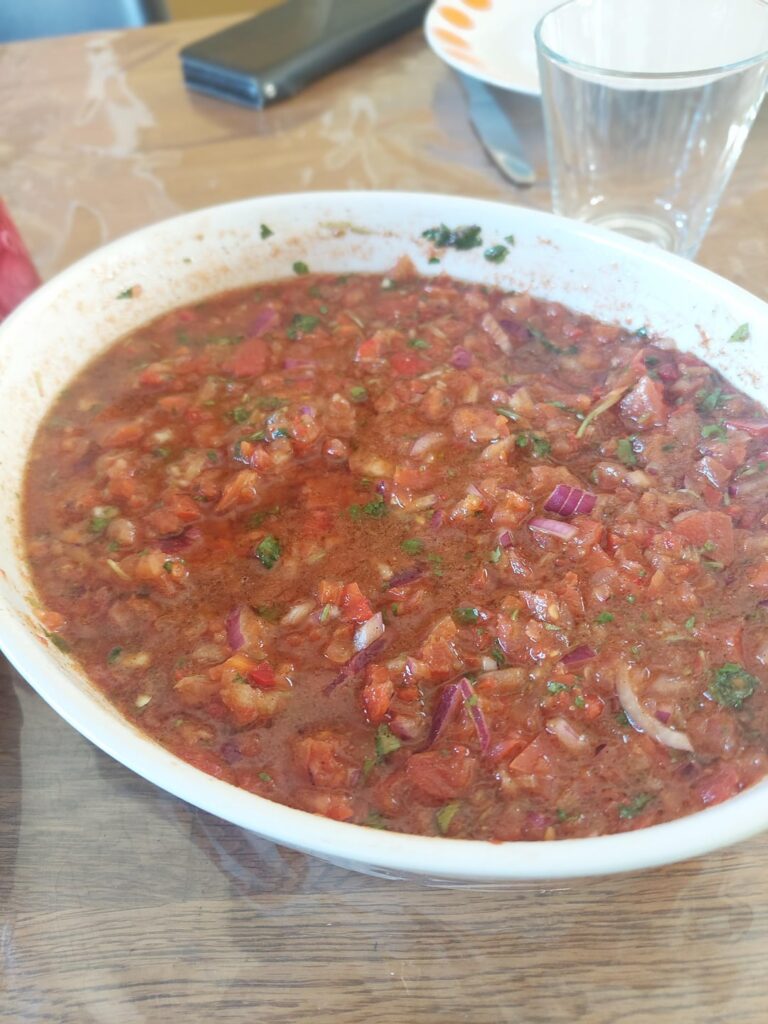 Homemade salsa and hot sauce for my carnitas! Homemade salsa and hot sauce for my carnitas!