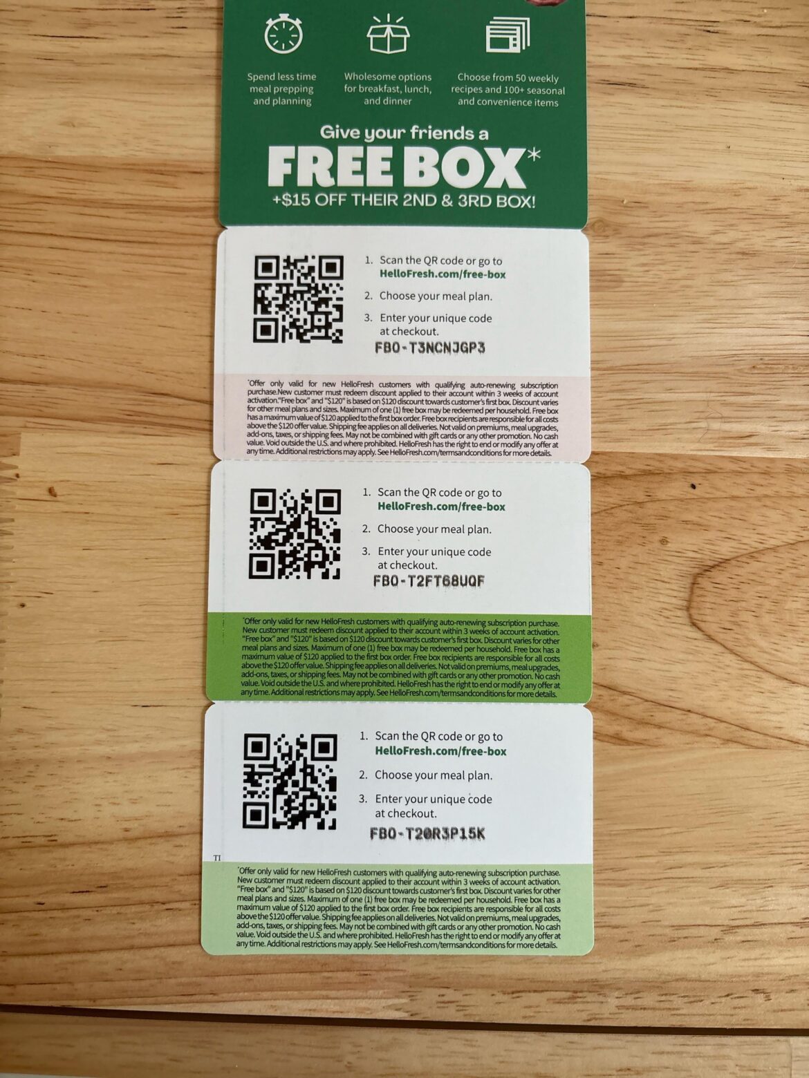 3 hello fresh box