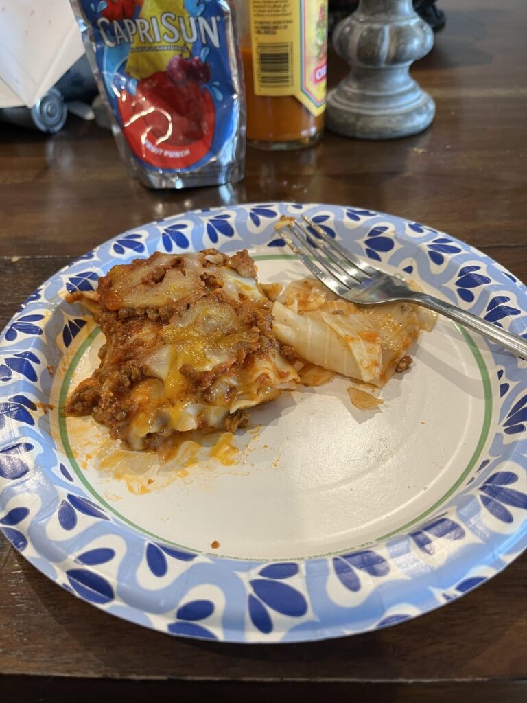Calories in this piece of lasagna?