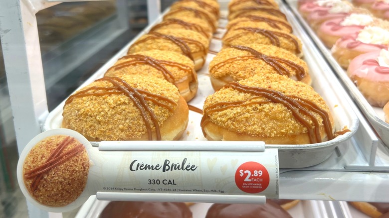 Krispy Kreme's Crème Brûlée doughnuts