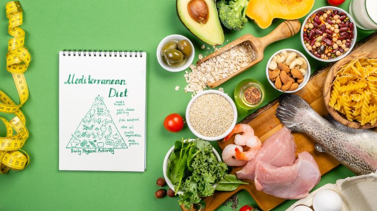 Accepted food in the Mediterranean diet.