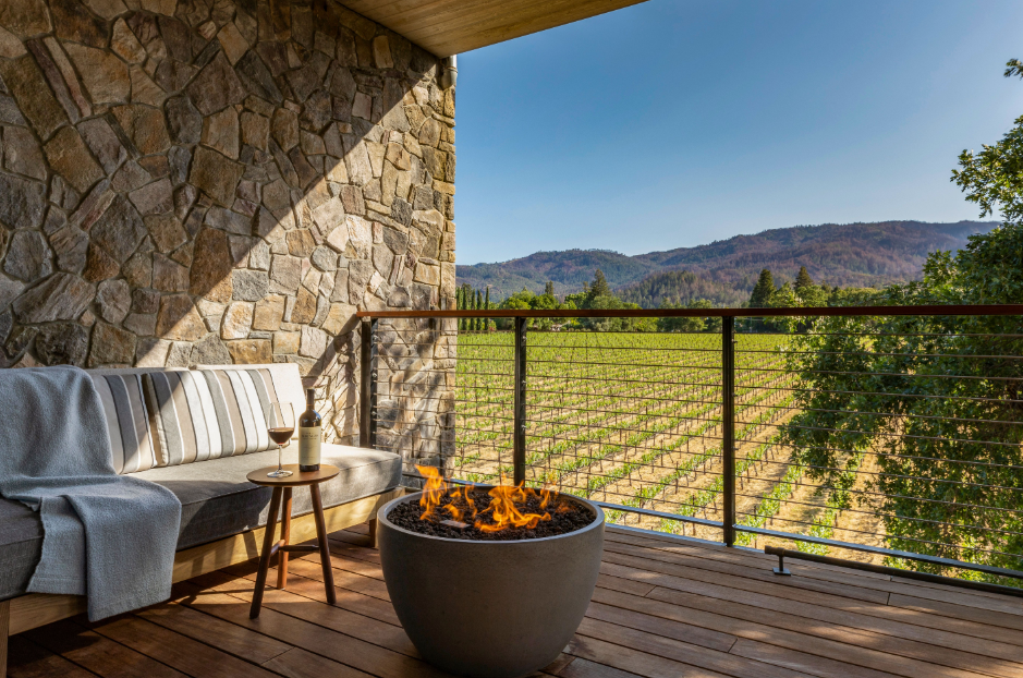 Wine, fire, and vineyards