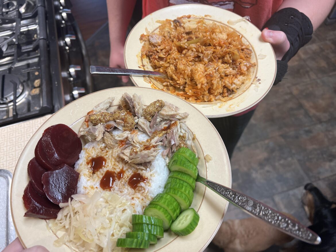 My 17yo son and I made our lunchtime fishy rice bowls together. He had sardines, I had mackerel. Once we finished preparing, he looked and said “there really are two kinds of people.” 😂 My eyes water from the fumes of gochujang rolling off of his.