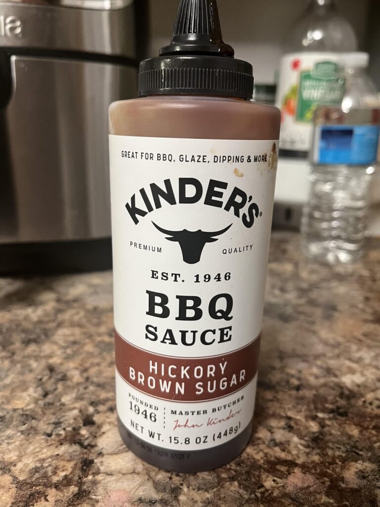 Kinder’s BBQ Sauce IS Vegetarian (found at Meijer)