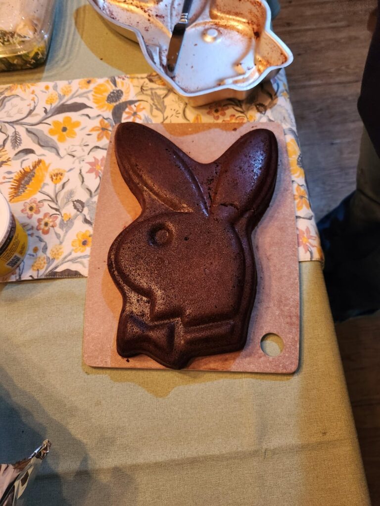 My wife's Easter brownies