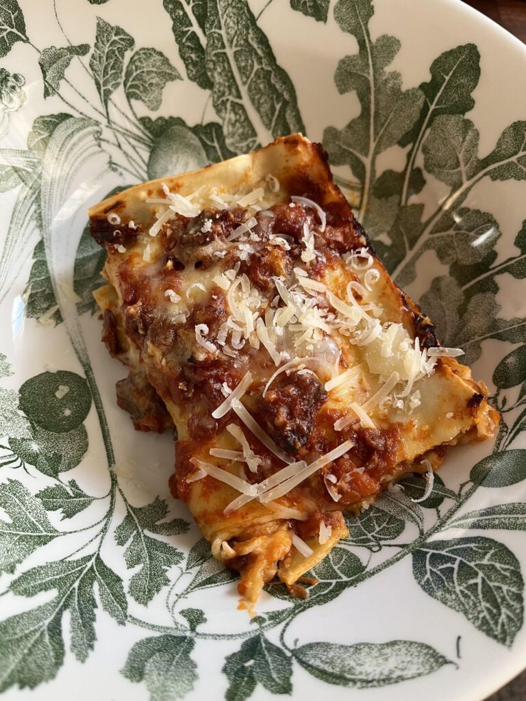 First Attempt at Lasagna from Scratch