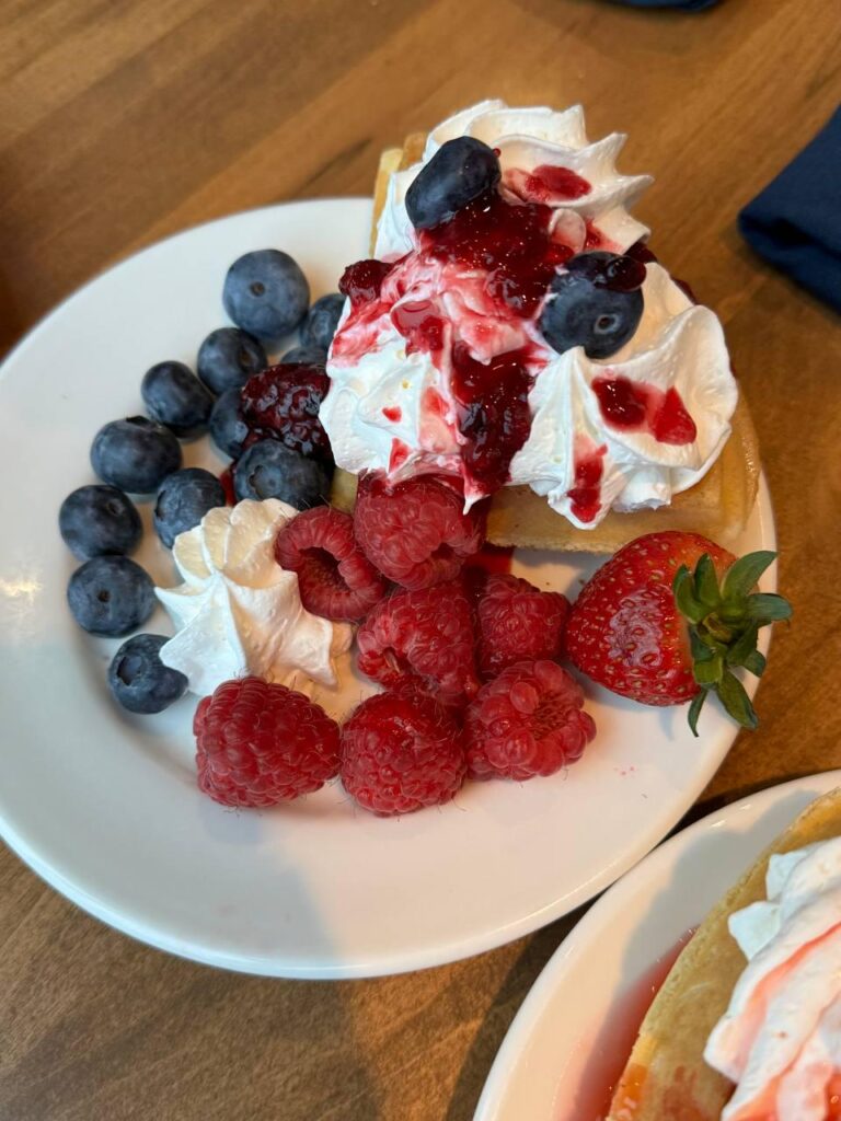 had these berries for dessert at a hotel buffet!