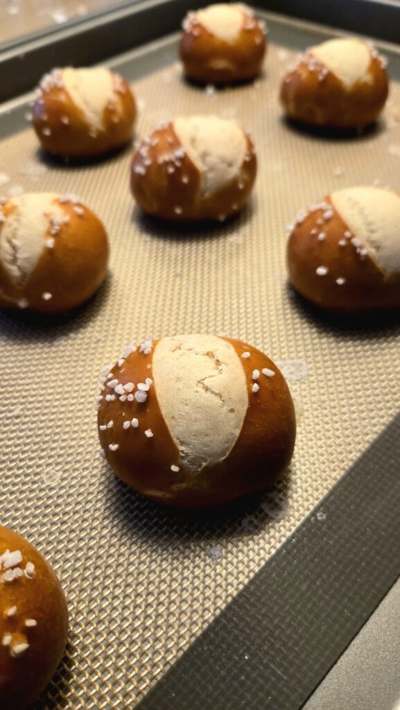 More pretzel things. Bite size rounds made for my wife!