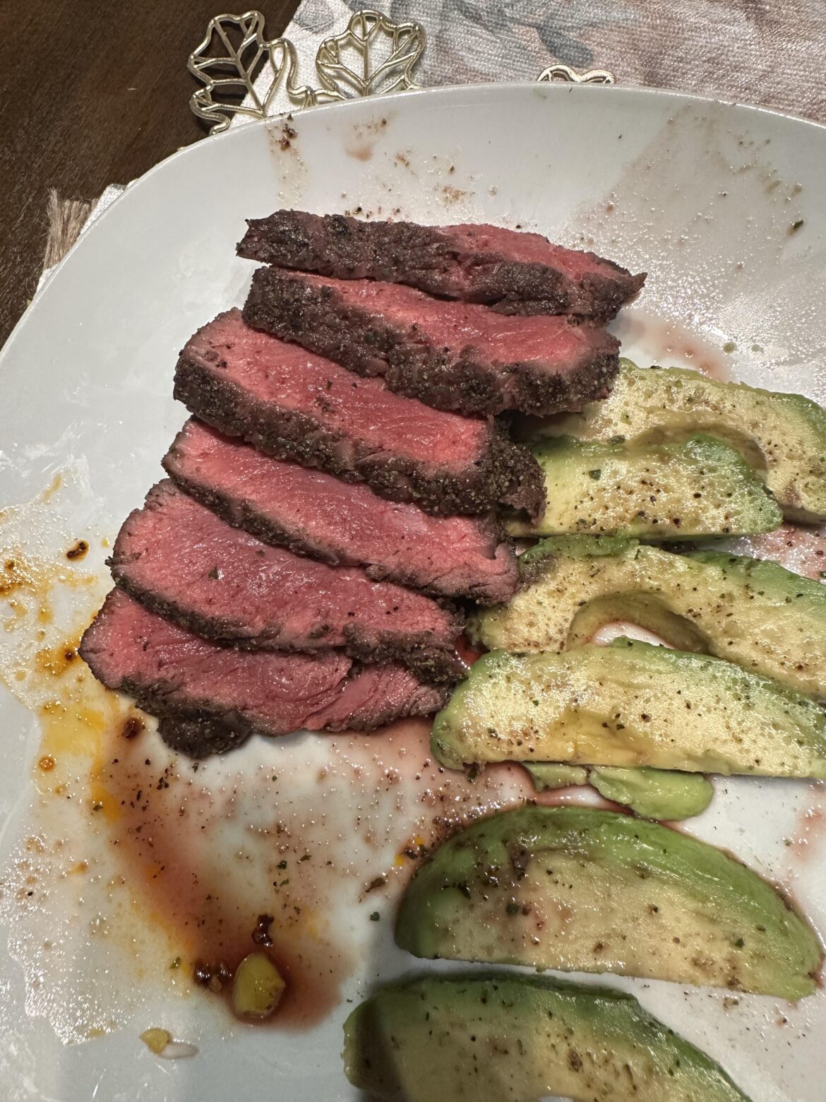R8 my steak. My friend says raw, I say, medium rare.