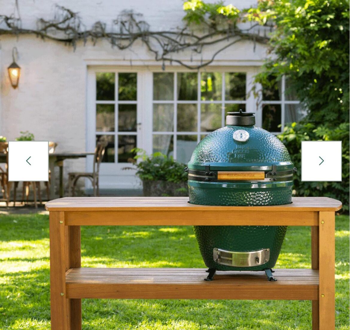 Weber Grill in BGE Table?