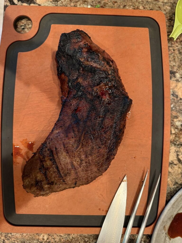 I’ve struggled to get tritip the way I remember it growing up in Santa Barbara County. Finally dialed it in.