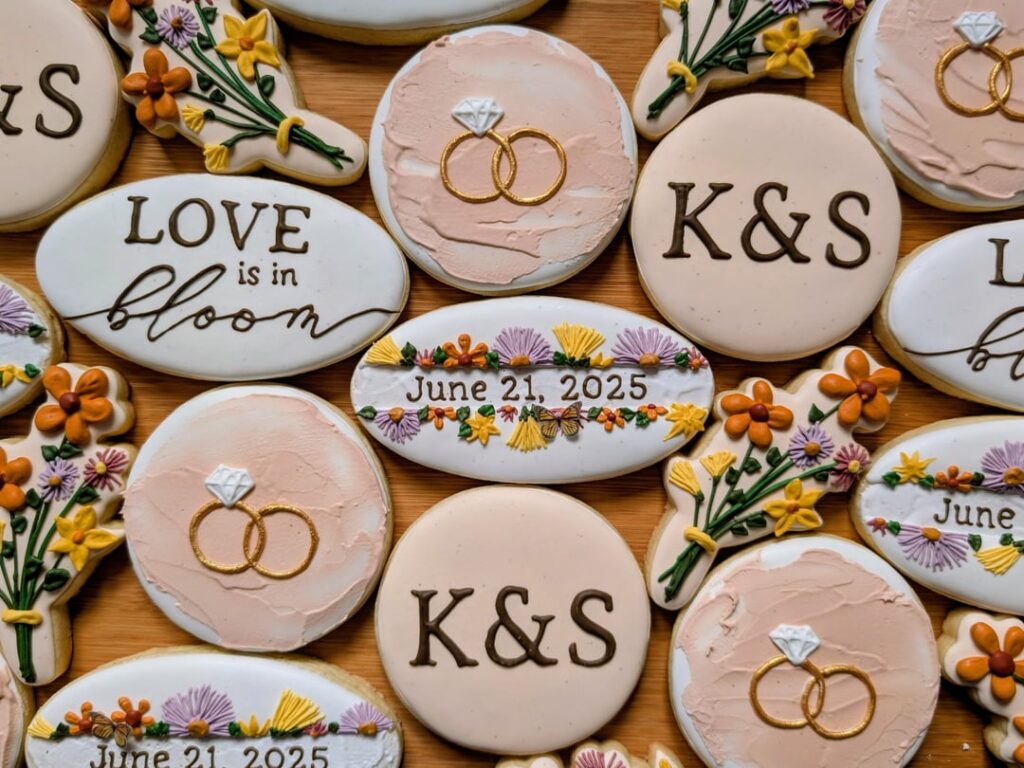 Floral bridal shower set