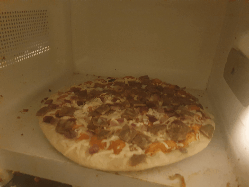 Am I the only one who microwaves my frozen pizza? 😎