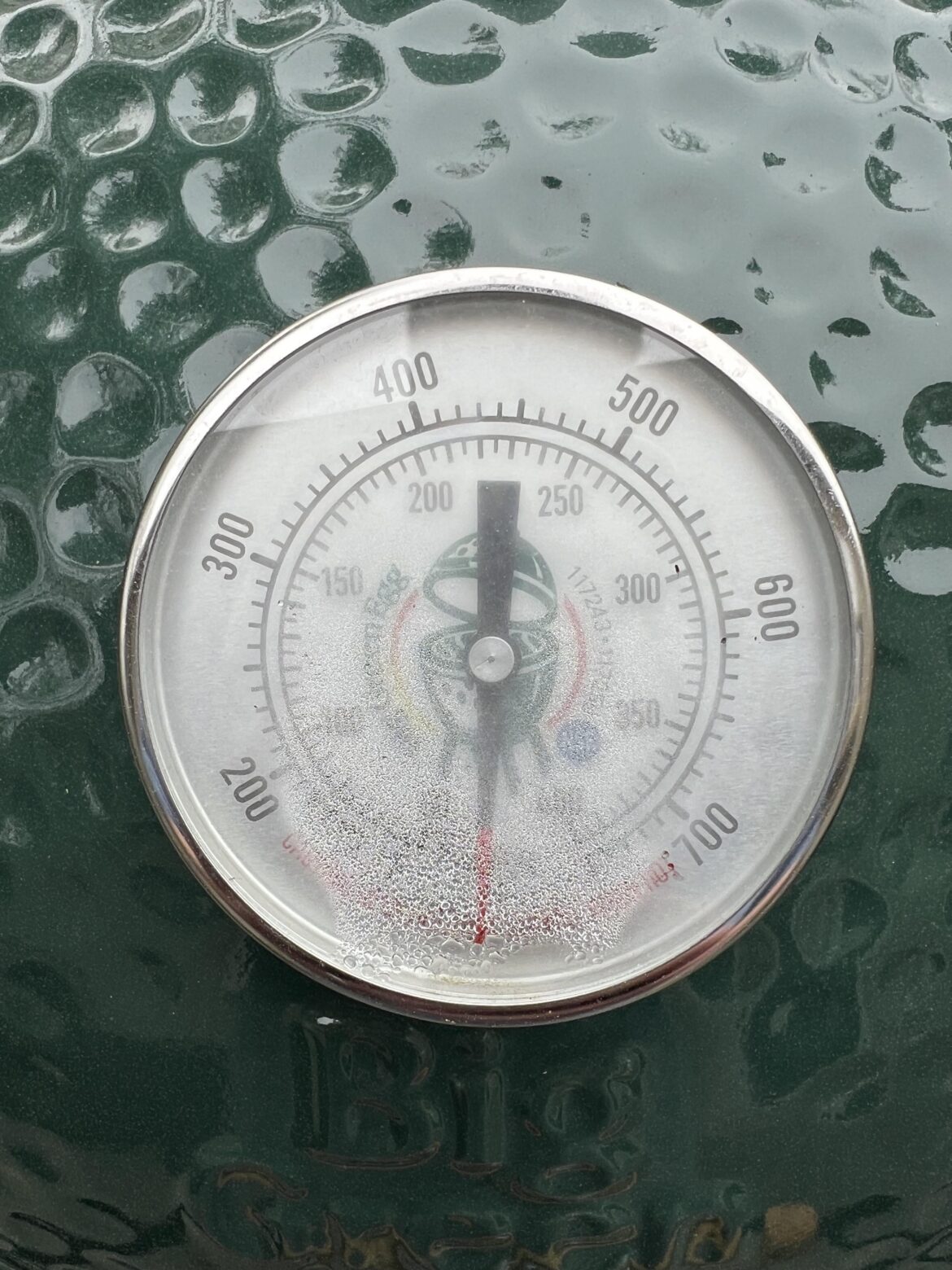 Condensation in the thermometer