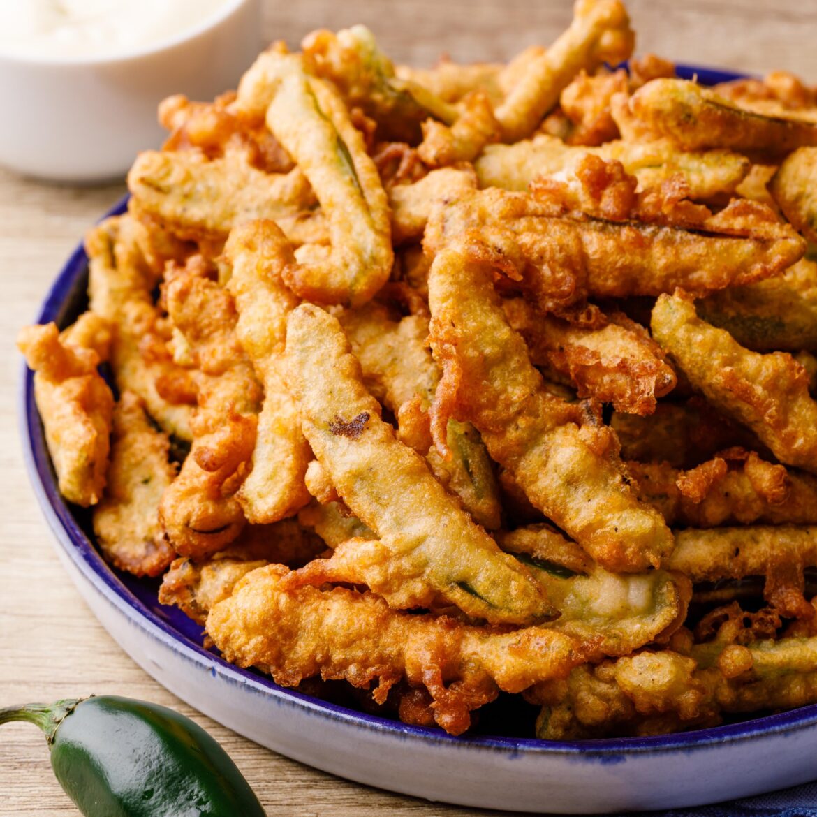 Crispy Fried Jalapeno Strips