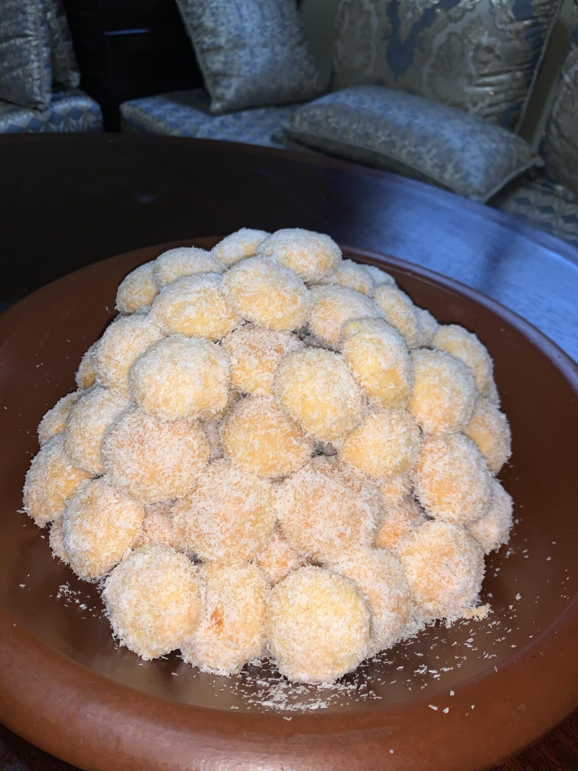 Coconut ball candy