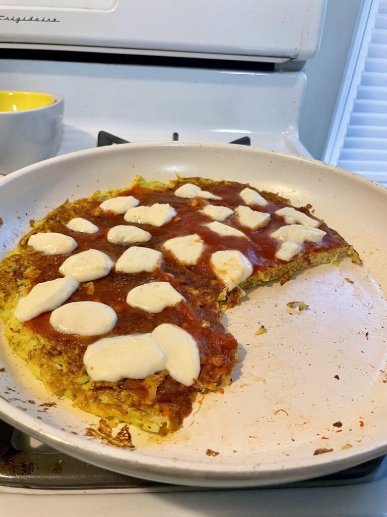 Late night Cabbage Pizza - Eat up Chumps!