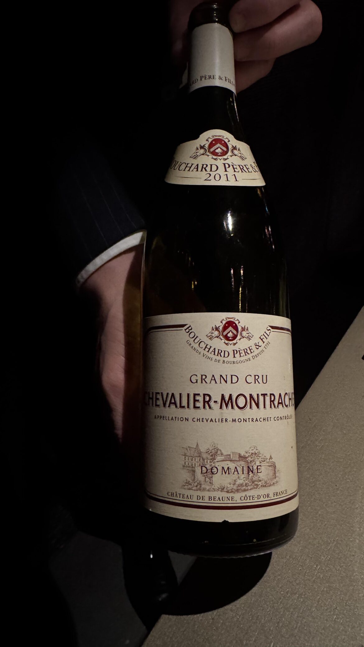 Was asking for something similar to Le Montrachet, this is what the sommelier offered
