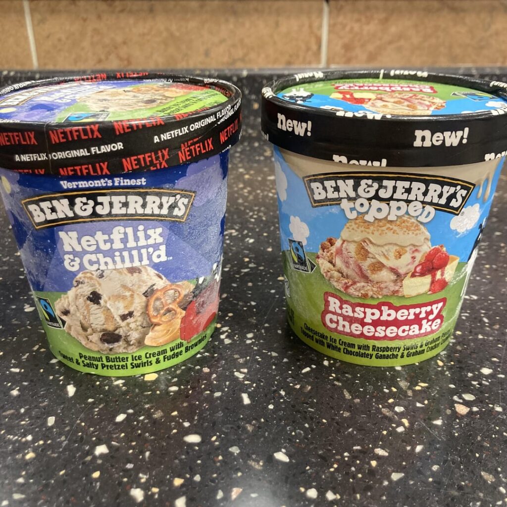Ben & Jerry’s Netflix & Chill’d vs Raspberry Cheesecake: a surprise winner