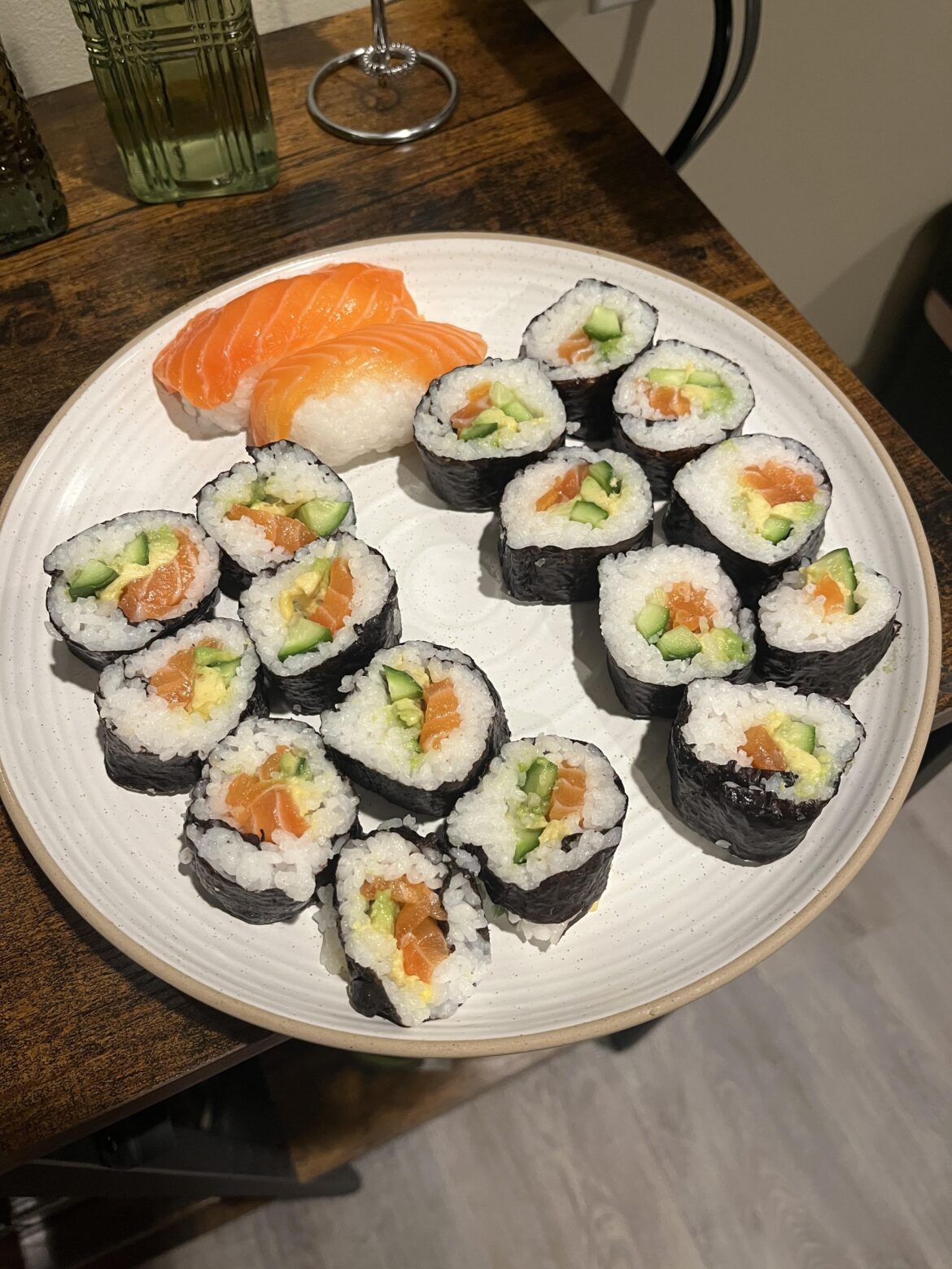First time making sushi