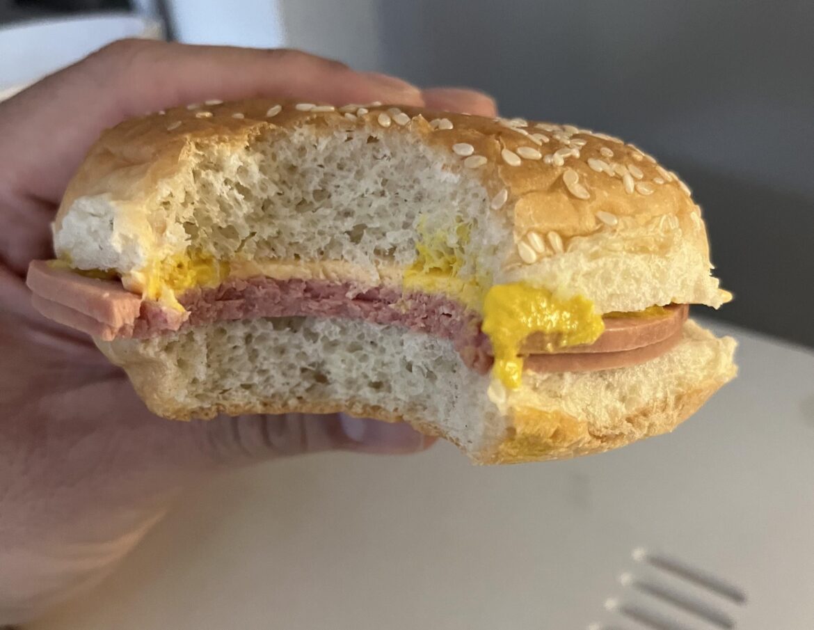 They switched up the bun today 👍