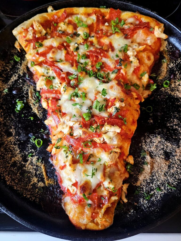 One Slice of Garlic Chicken & Pepperoni Pizza