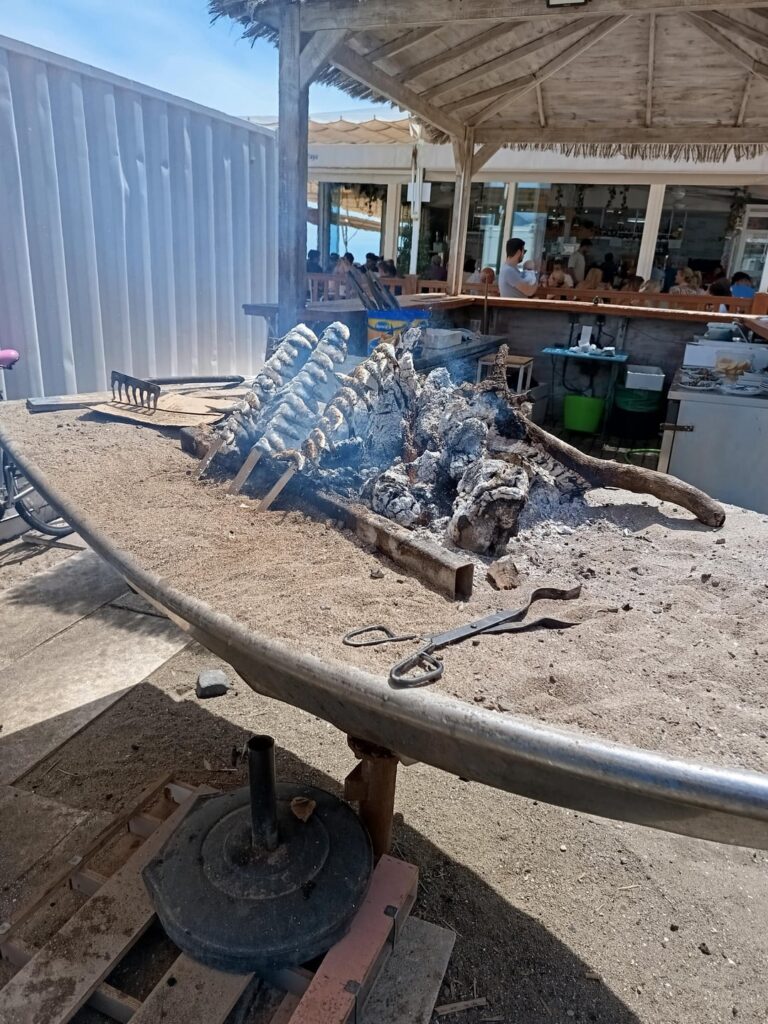 Sardines how they are made and some delicious looking prawns as a surprise in the end