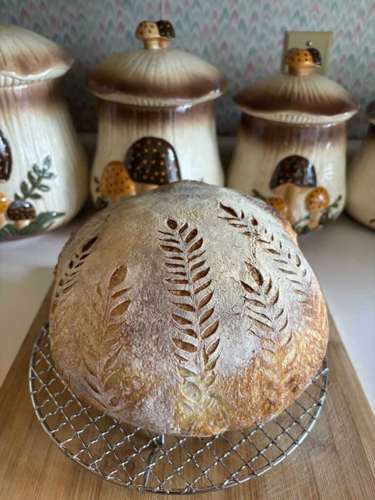 My second time making a sourdough loaf! My second time making a sourdough loaf!