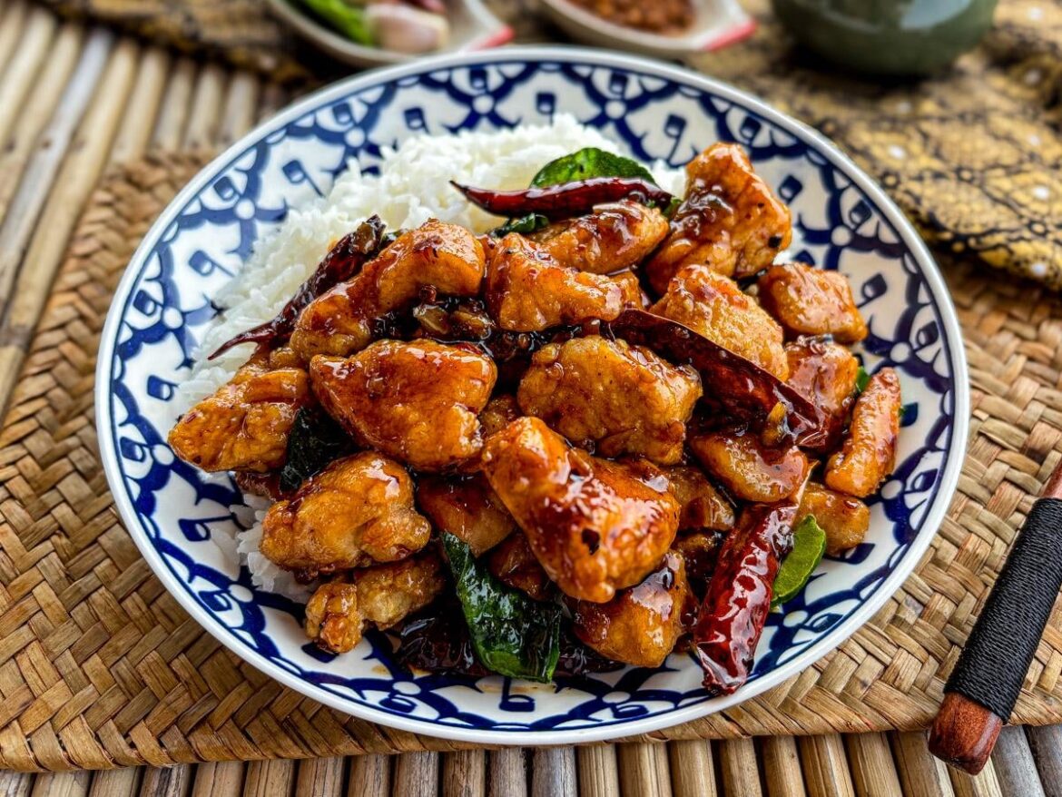 Spicy Fried Chicken Stir-Fry