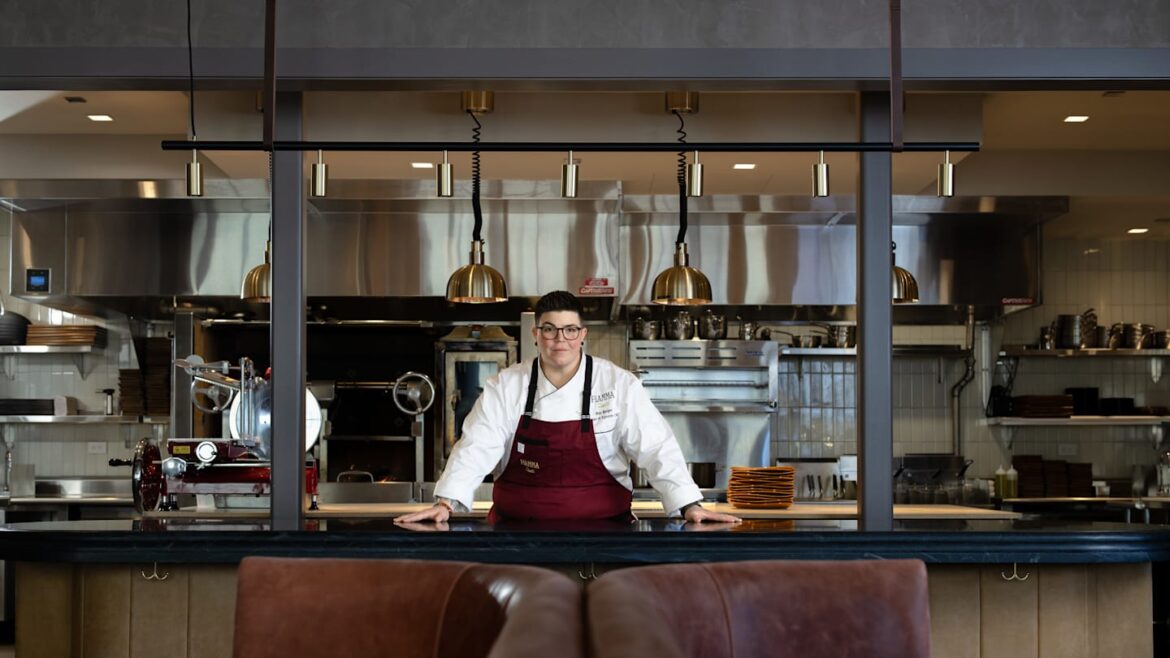 Britt Rescigno celebrates food, fire, and community at her restaurant Fiamma, interview Britt Rescigno's signature meatballs on Fiamma's menu