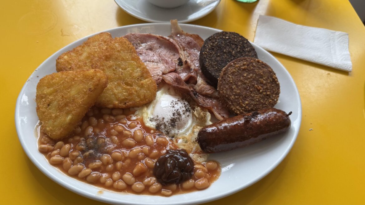 Mary’s Camberwell London.  Full Irish £11