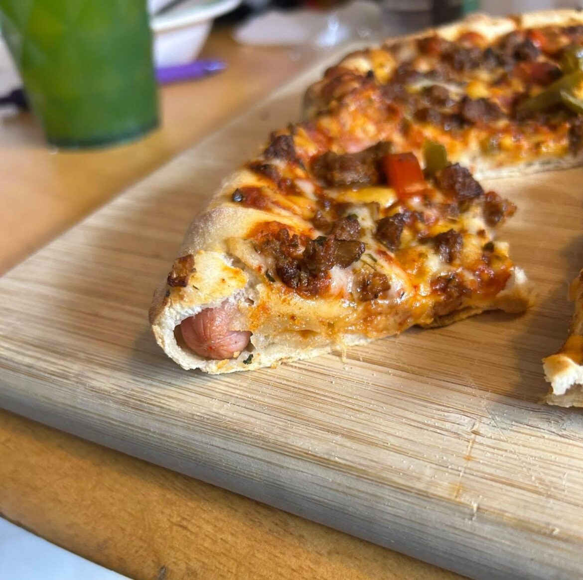 I believe there was a crime committed in the crust of this pizza.