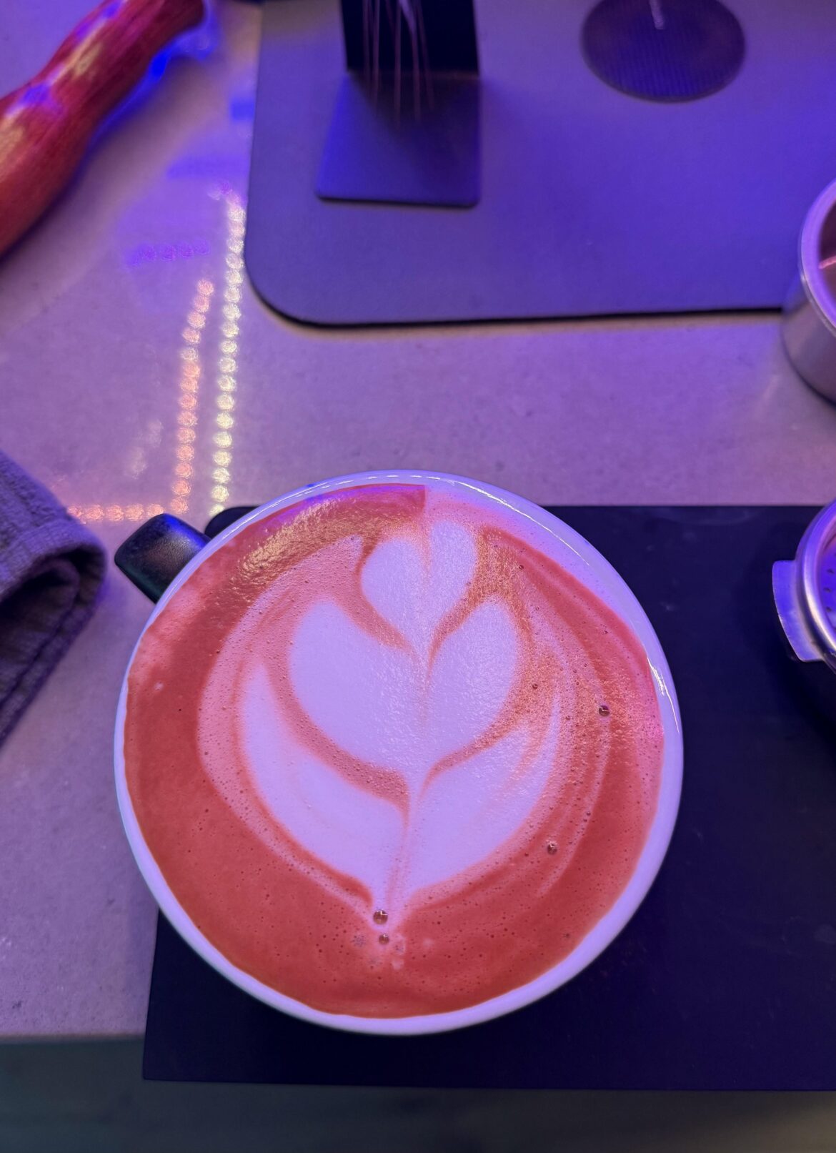 My homemade oat milk’s today frothing