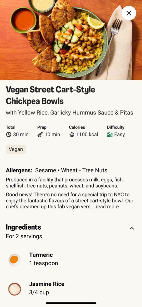 Best HF Meal I’ve Had