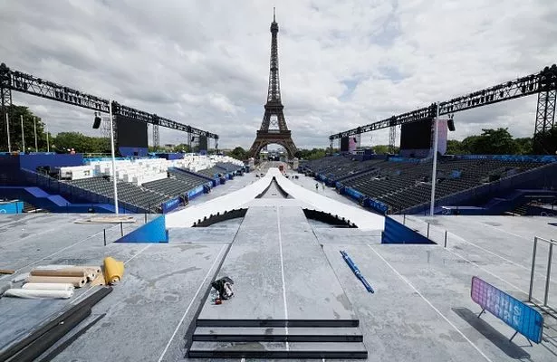 The Trocadero location of the Opening Ceremony