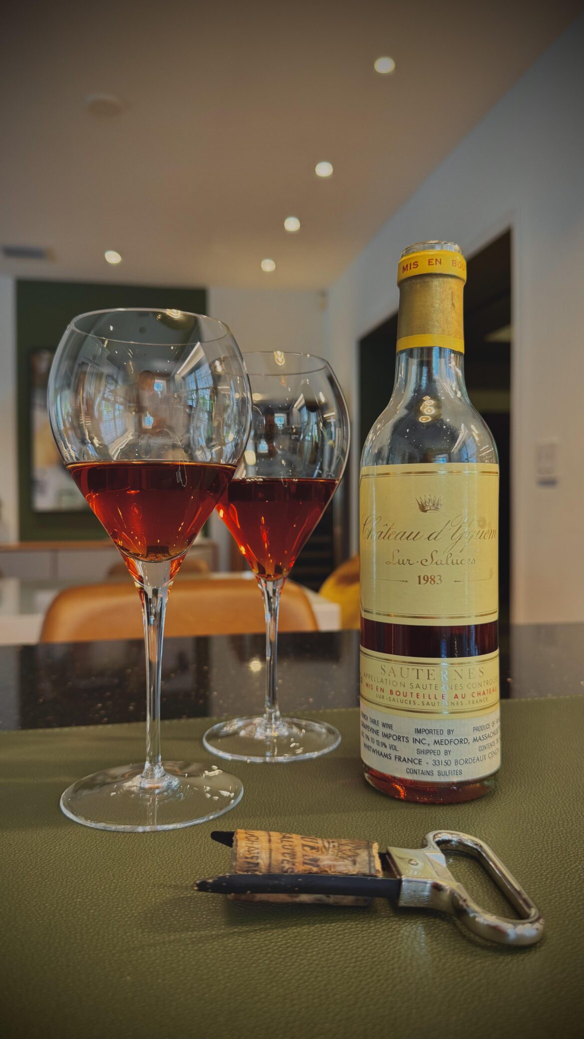 1983 Chateau d’Yquem | Finally, my first one!