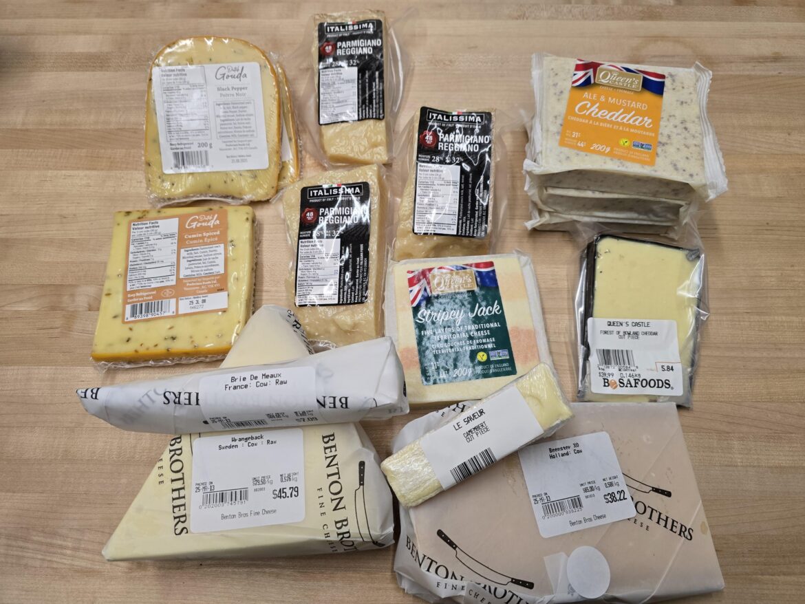 I bought a little cheese on my trip to Vancouver this week