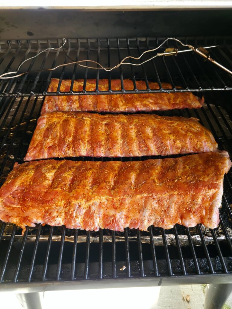 Baby Backs On My Cheap Little Z Grill For Mothers Day