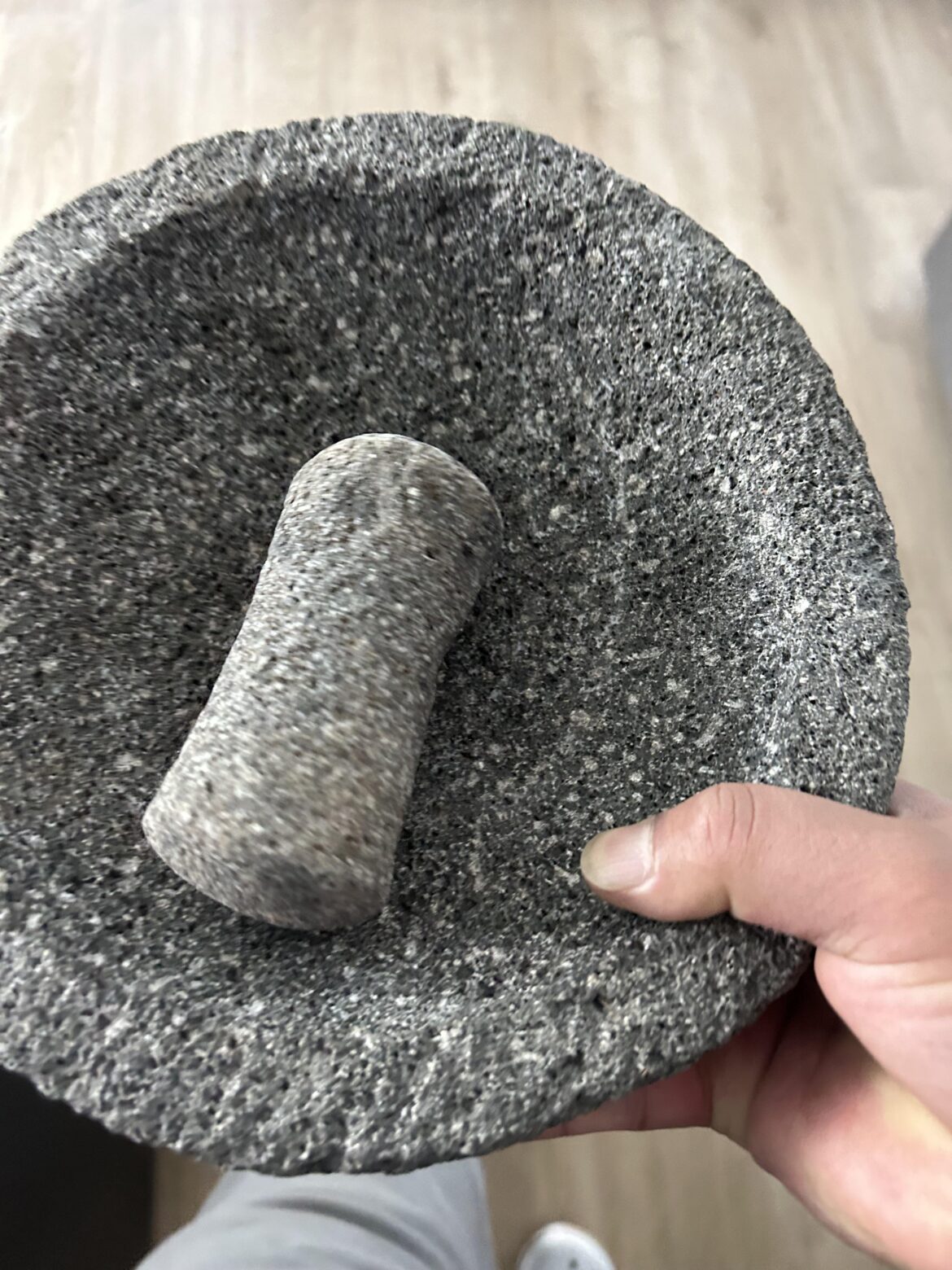 Old Molcajete safe to use ?
