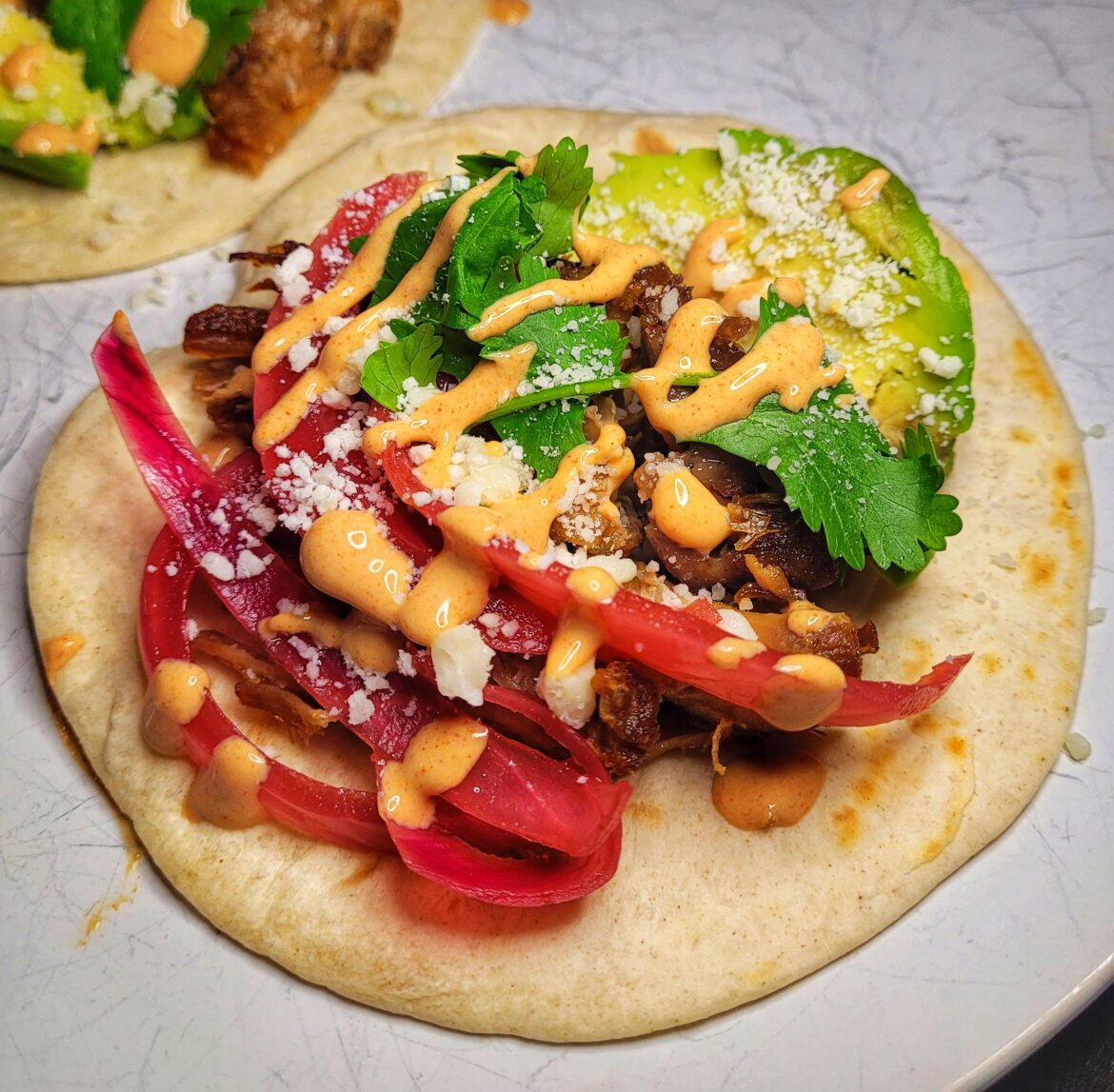 Homemade sloppy tacos for The Last of Us S2 Premier