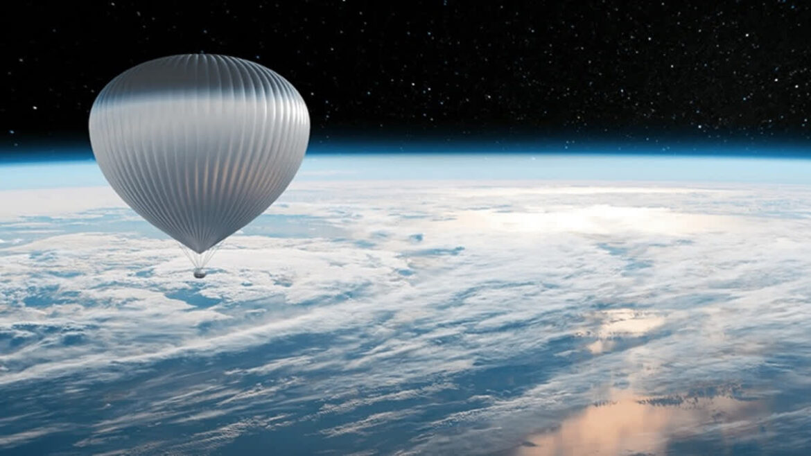 Forget Rockets, This Balloon Takes You To Space With Fine Wine And Michelin-Star Dining The space balloon lifting visitors to an altitude of 25km