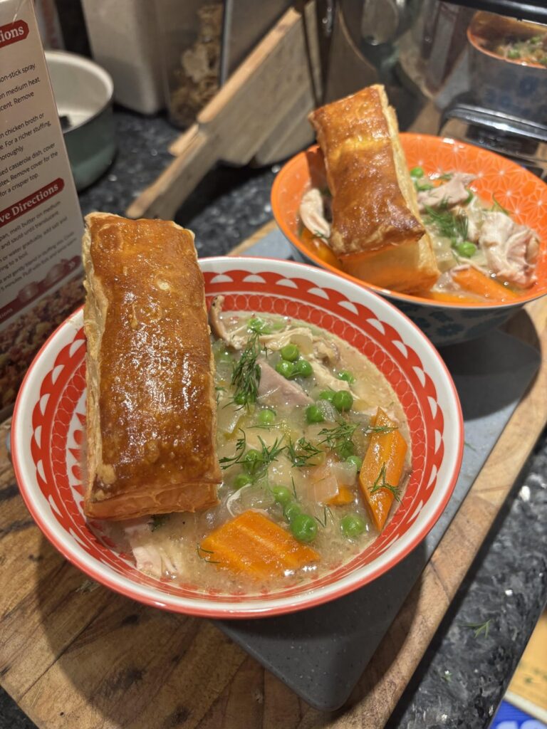 Chicken “pot pie”
