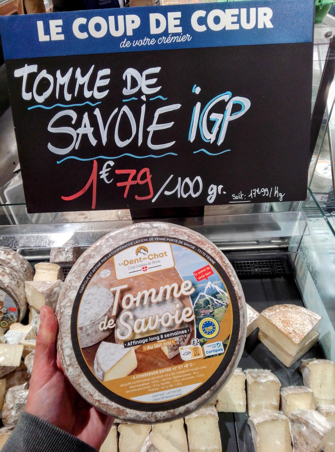 Hard to pass on that offer: Tomme de Savoie IGP