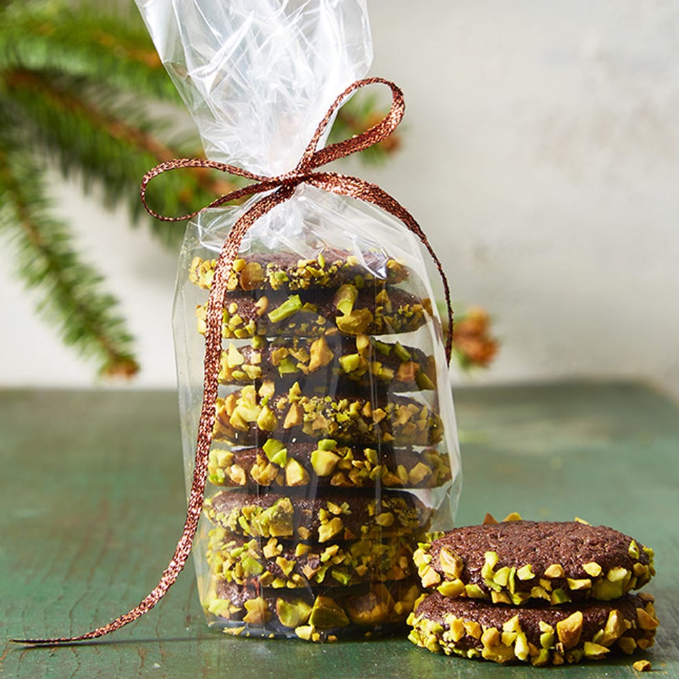 chocolate nut slice and bake cookies christmas cookies