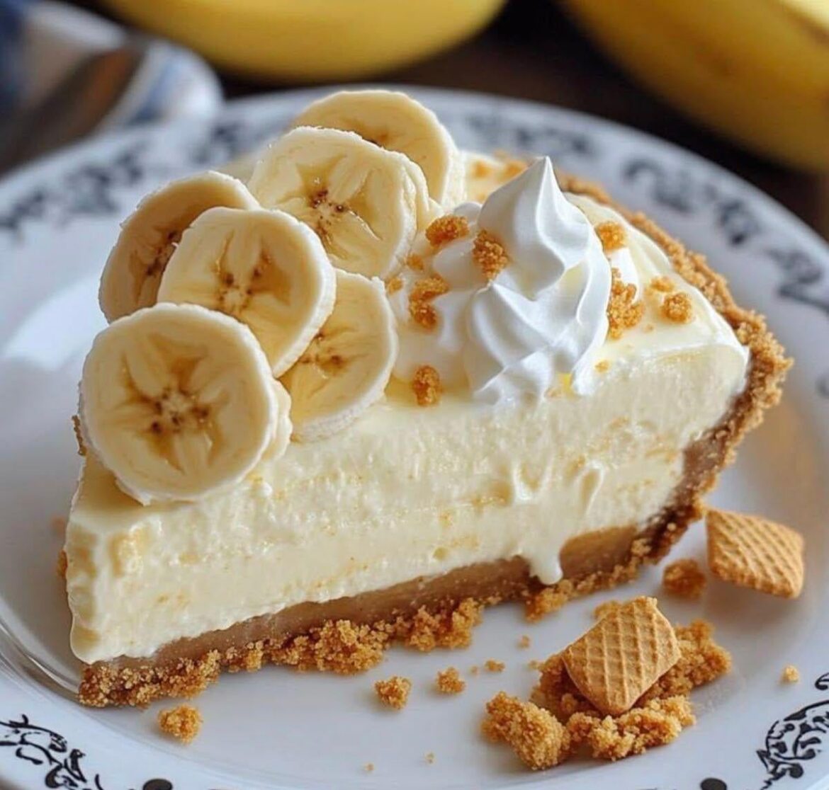 Banana Cream Cheesecake 🍌