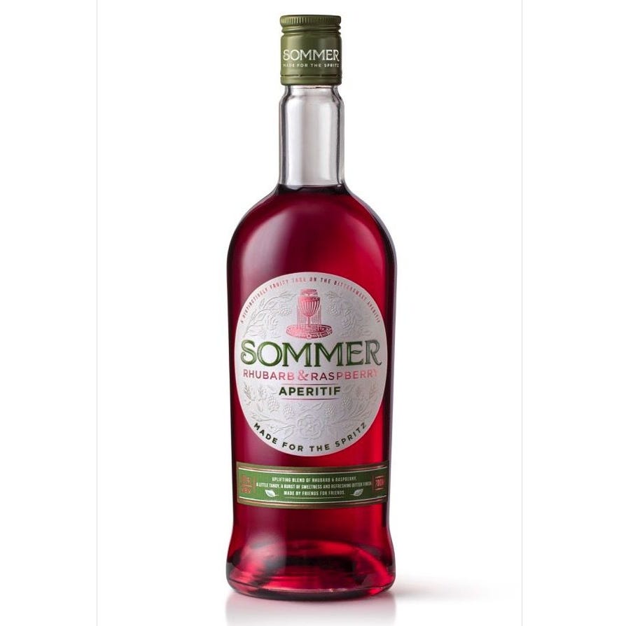 Rhubarb & Raspberry Aperitif