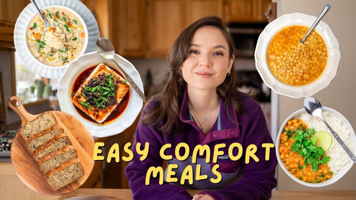 A Week of Good Food | Feel-good meals & slow days (feeling under the weather)