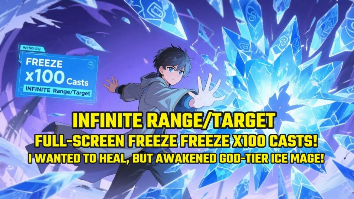 INFINITE Range/Target,Full-Screen Freeze FREEZE x100Casts!I Wanted to Heal,But Awakened GOD ICE MAGE