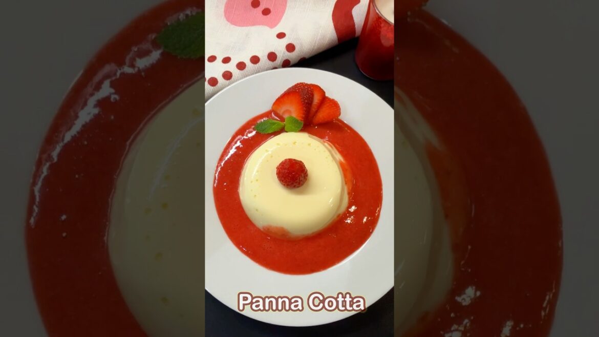 Panna Cotta | Classic Italian Dessert  #pannacotta  #youtubeshorts   #shorts #globalrannaghar