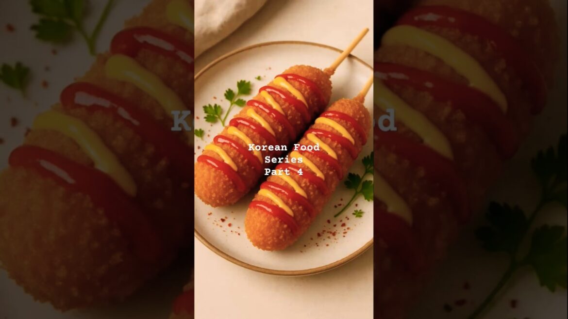 Crispy & Easy Korean Hot Dogs Recipe #shorts #youtubeshorts #koreanfood #hotdog